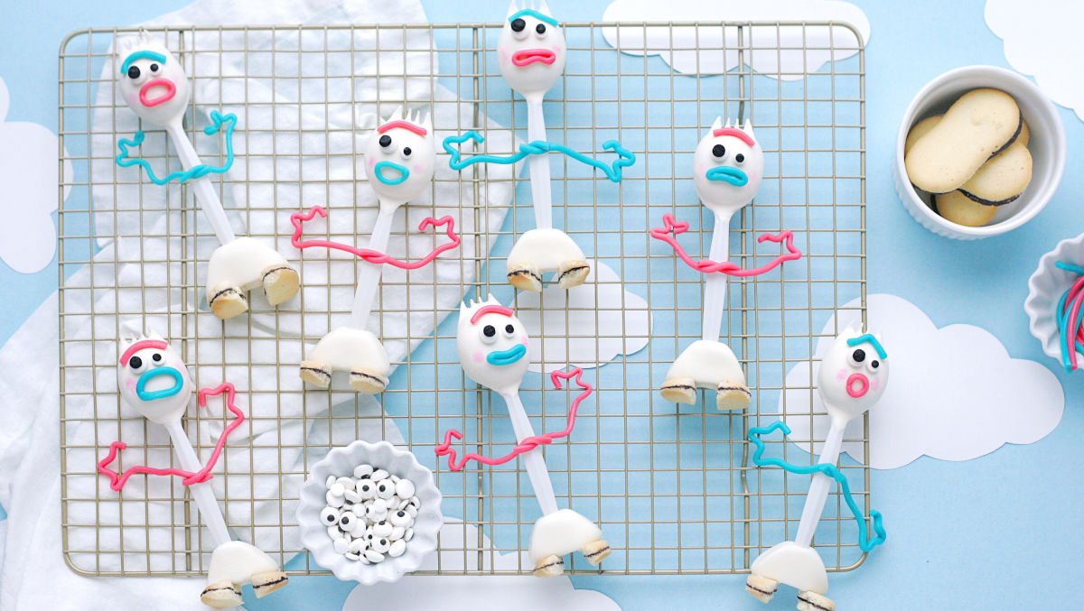Forky Inspired Cheesecake Pops image